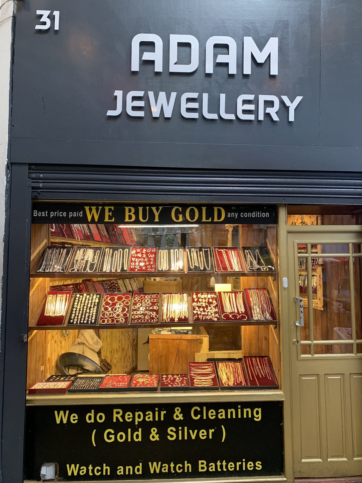 ADAM JEWELLERY in Camberwell London